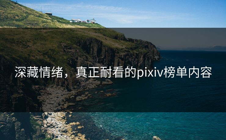 深藏情绪，真正耐看的pixiv榜单内容-第1张图片-p站网页版影视网 - p站内容页